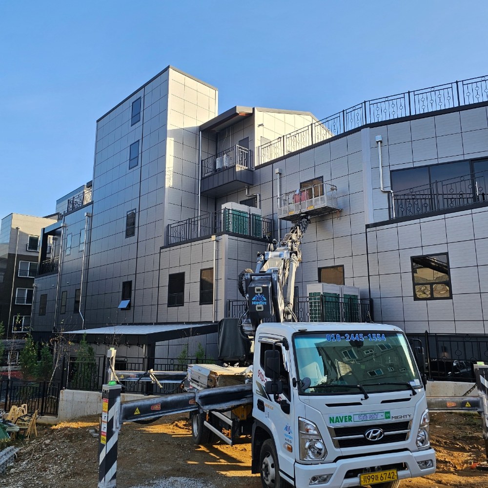 평창 스카이차 정밀 작업 현장