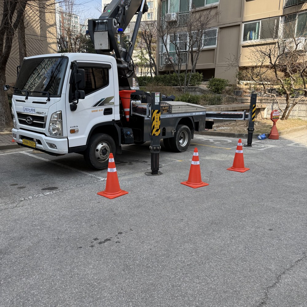 나주 스카이차 긴급 출동 현장