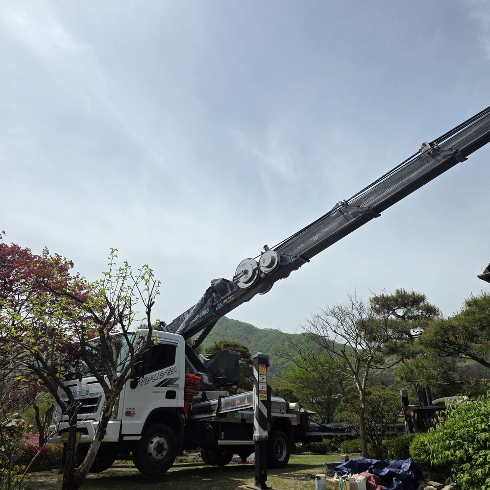보령 스카이차 정밀 작업 현장